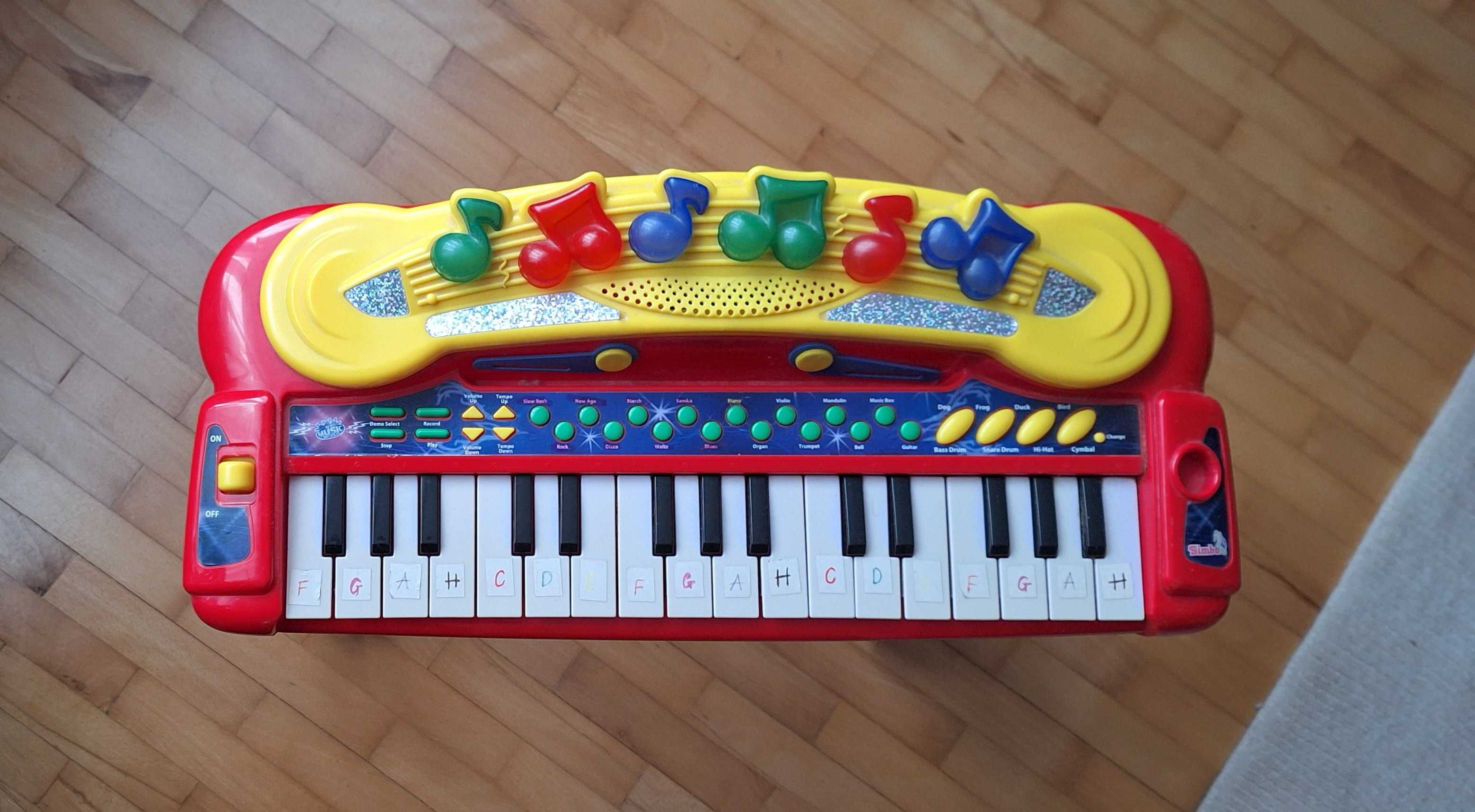 Keyboard pianino organy dla dzieci SIMBA