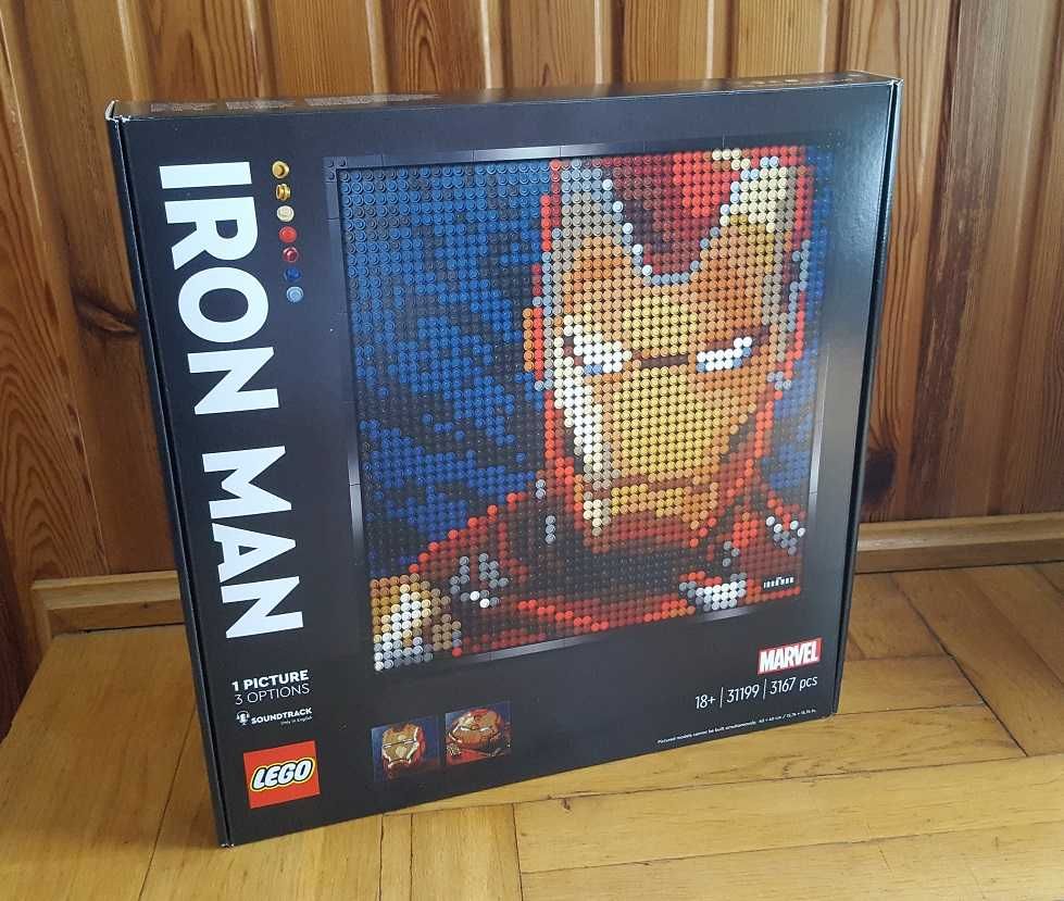 LEGO 31199 Art - Iron Man z wytwórni Marvel Studios NOWE Wrocław