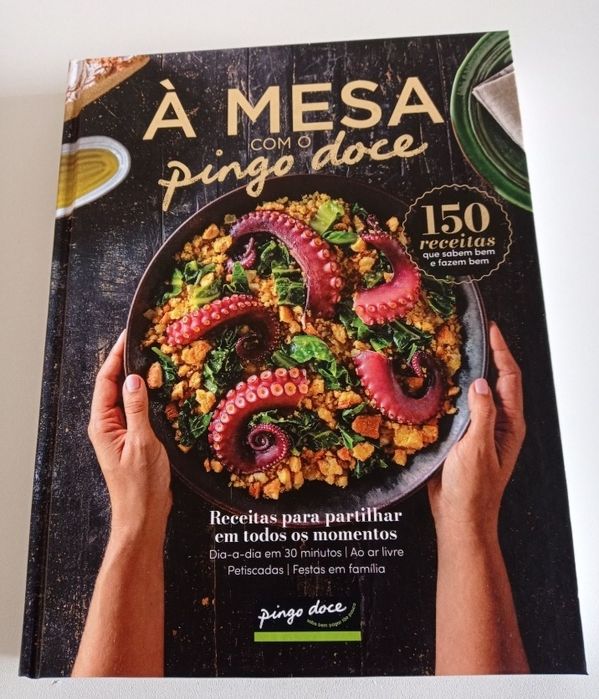 Conjunto 2 livros de receitas Pingo doce novos