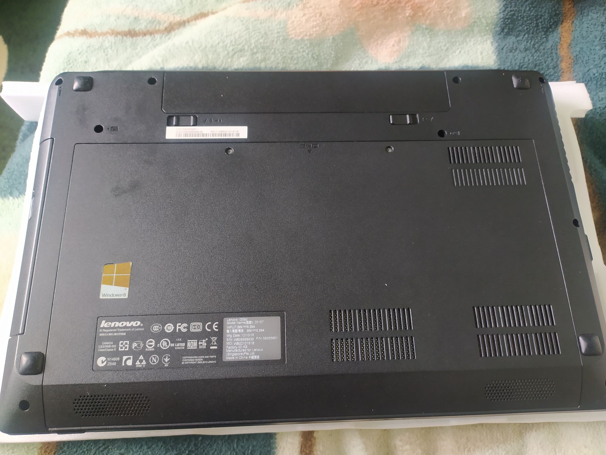 Ноутбук Lenovo G580