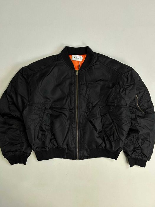 MA-1 бомбер черный куртка курточка зіпка чорний black opium S M L