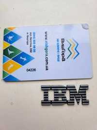 Шильдик IBM логотип из пластика
