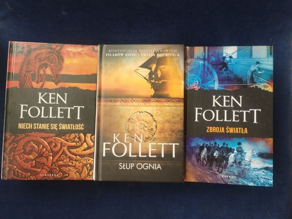 Ken Follett seria Filary Ziemii - trzy książki serii