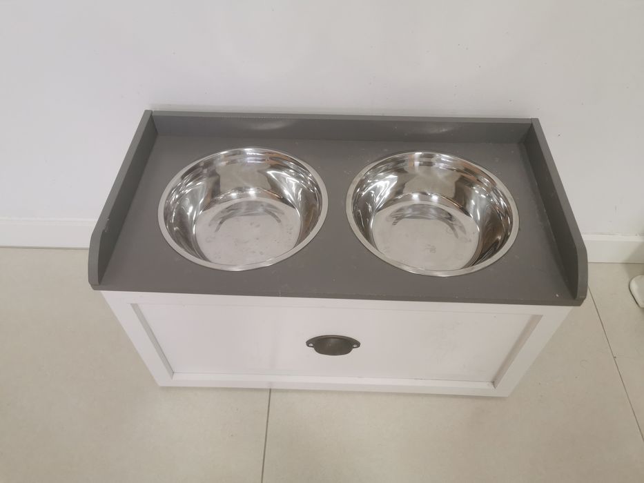 Comedouro Para cães com duas gamelas