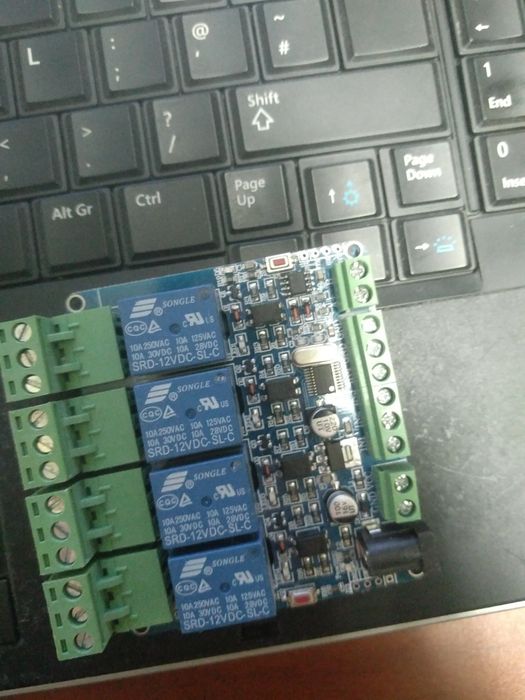 Placa saidas modbus rs485