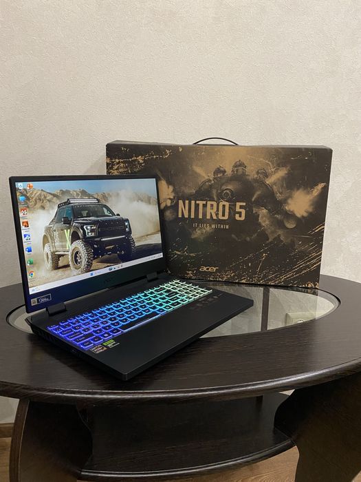 Ігровий Acer Nitro 5 RTX 3070Ti/ R7/ 144Hz/ RAM 16/ SSD 512