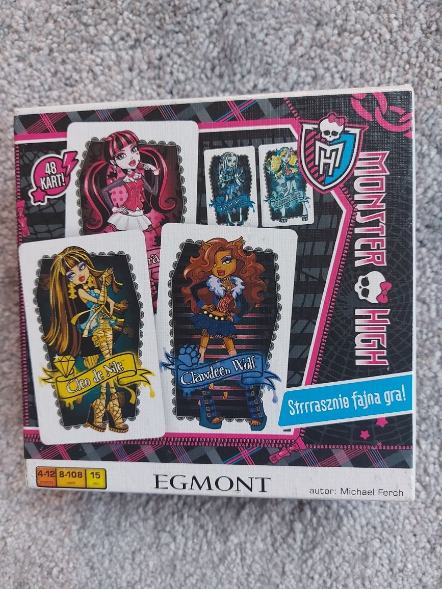 Gra Monster High - karciana z żetonami
