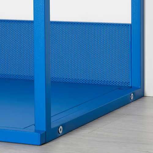 Ikea PLATSA otwarty moduł na ubrania 80x40x120 cm niebieski 605.596.41