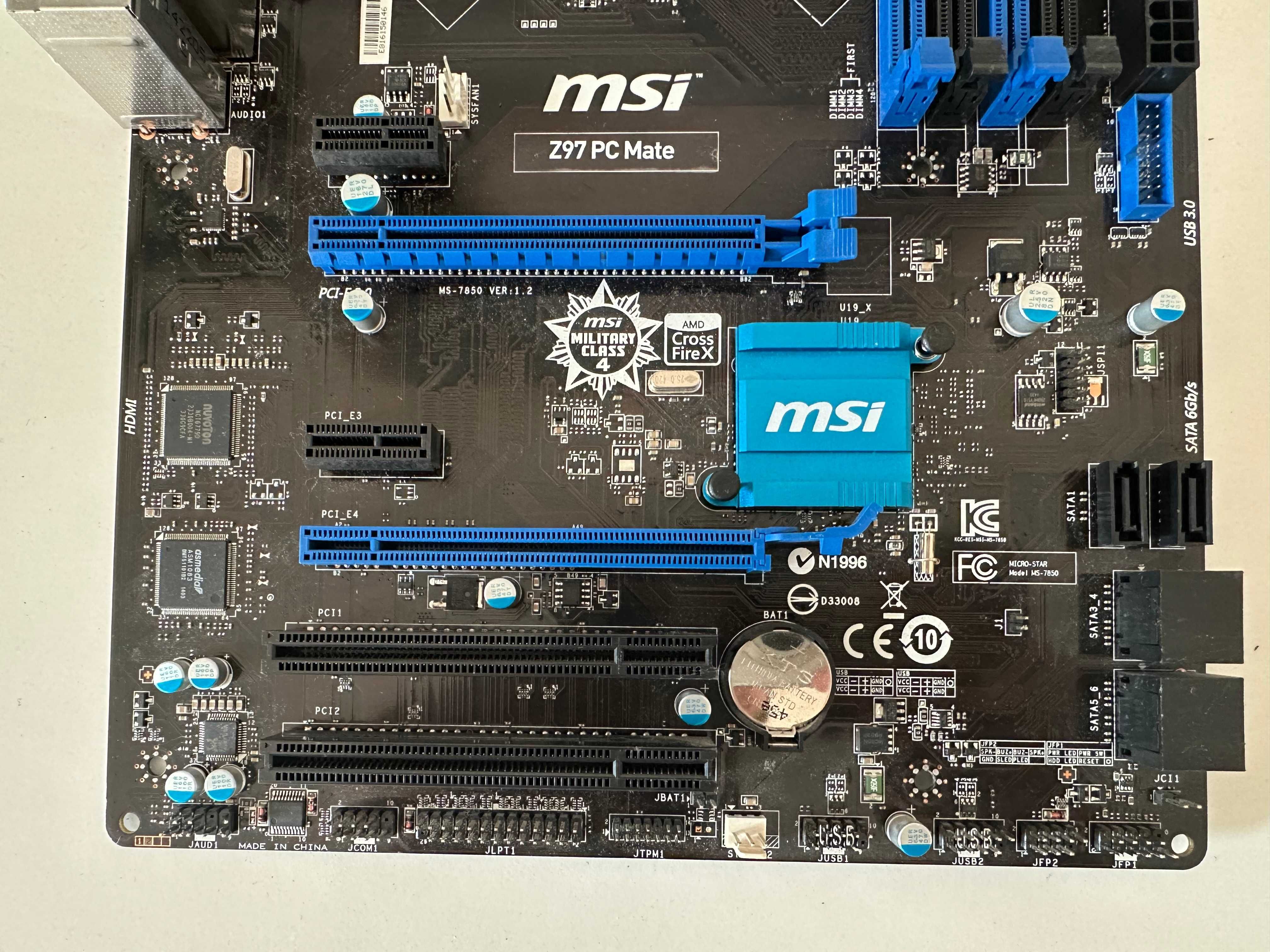 Материнська плата MSI Z97 PC Mate s1150