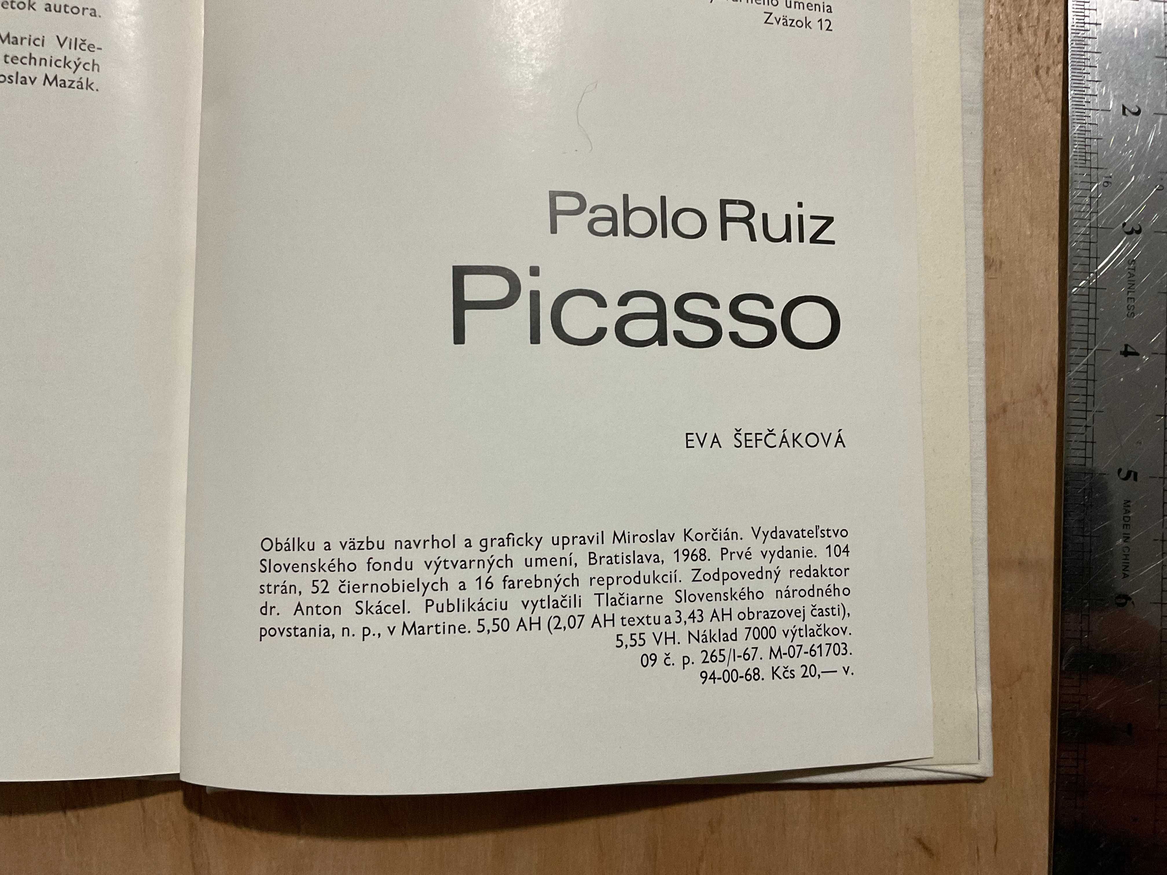 Picasso / Пикассо 1968 Тираж 7000 ( искусство, мистецтво )