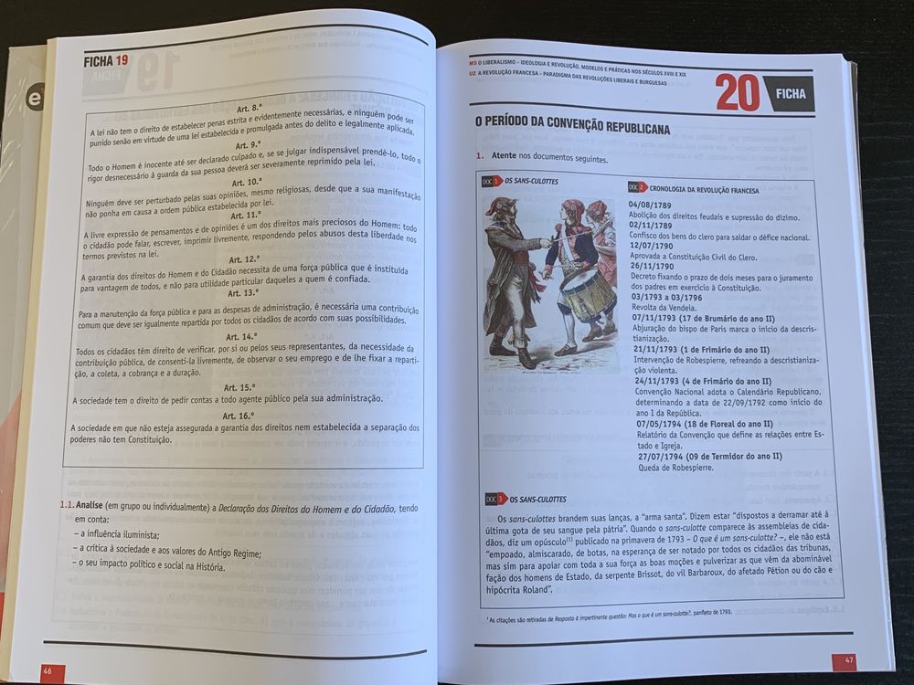 Linhas da História - 11º ano - Caderno de atividades