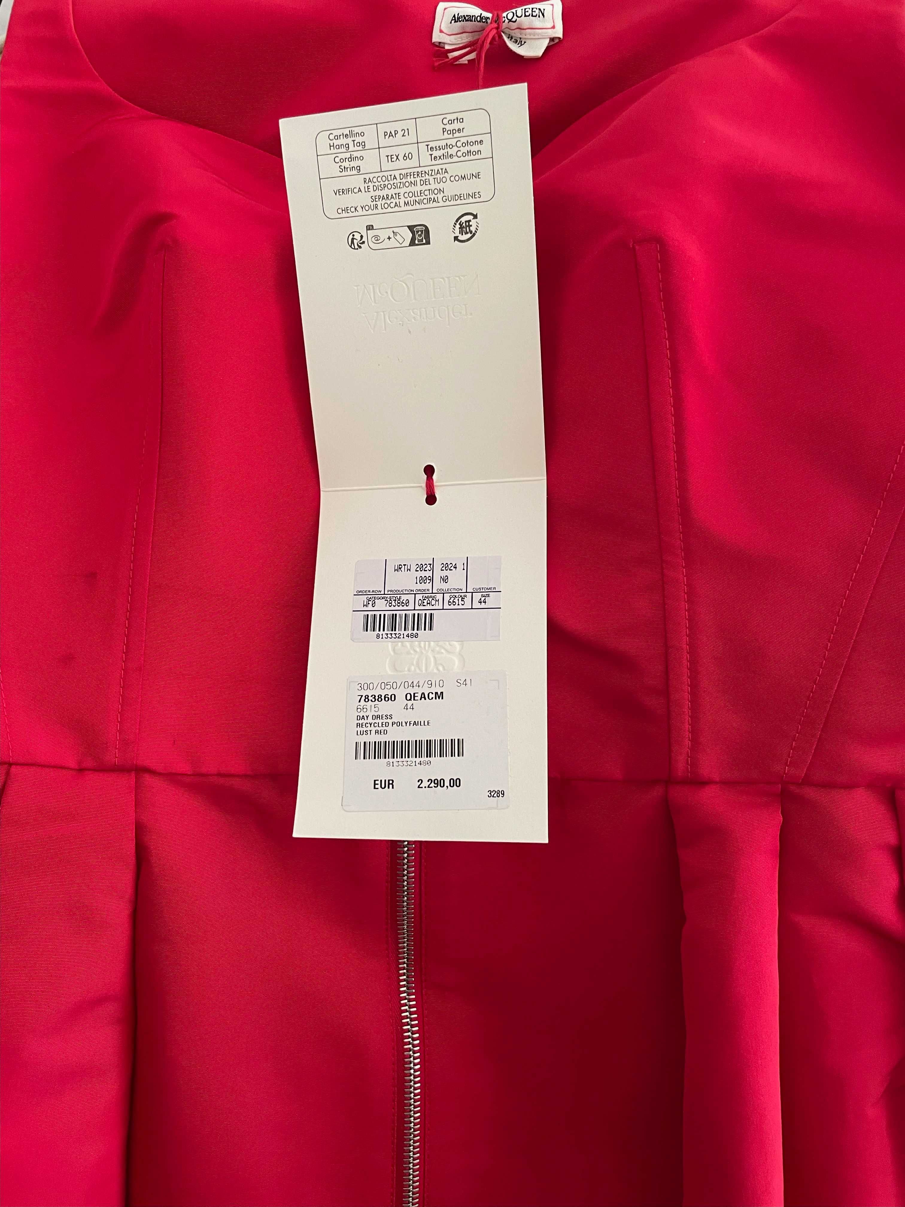 Alexander McQueen Concert Dress. Size 44