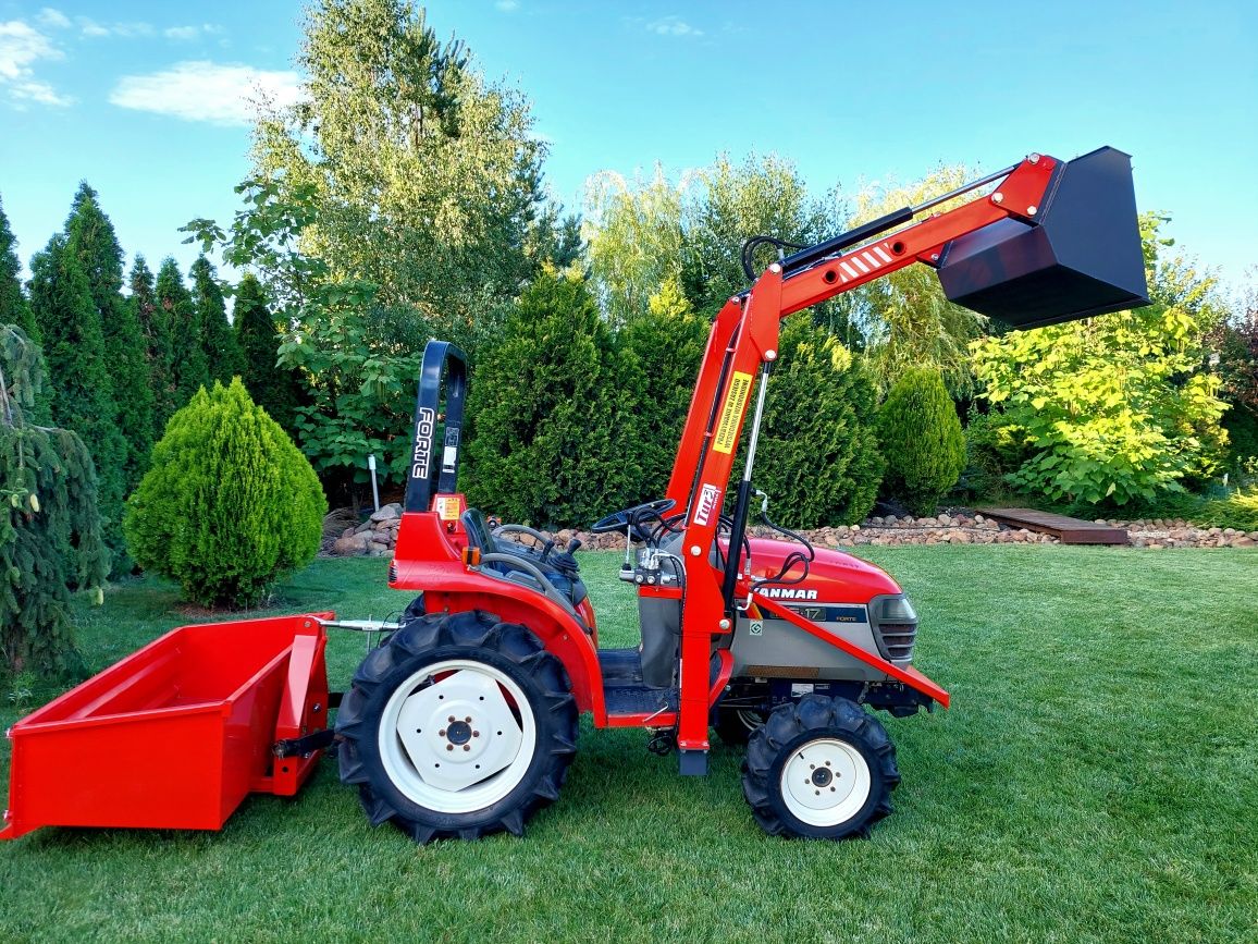 Traktorek Yanmar Af 17KM 4x4 wspomaganie revers tylko 769mth Oryginał