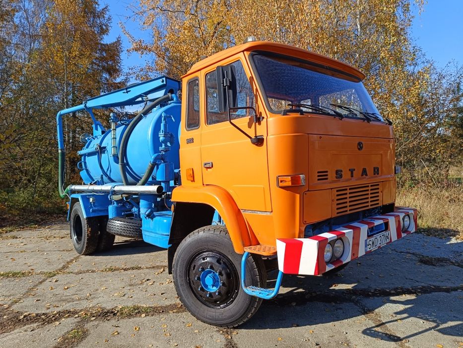 STAR 1142 WUKO Specjalny Asenizacyjny Do Kanalizacji Szamb Płuczki