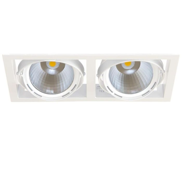 Dwumodułowa oprawa do sufitu podwieszanego Downlight LIVAL LED duo