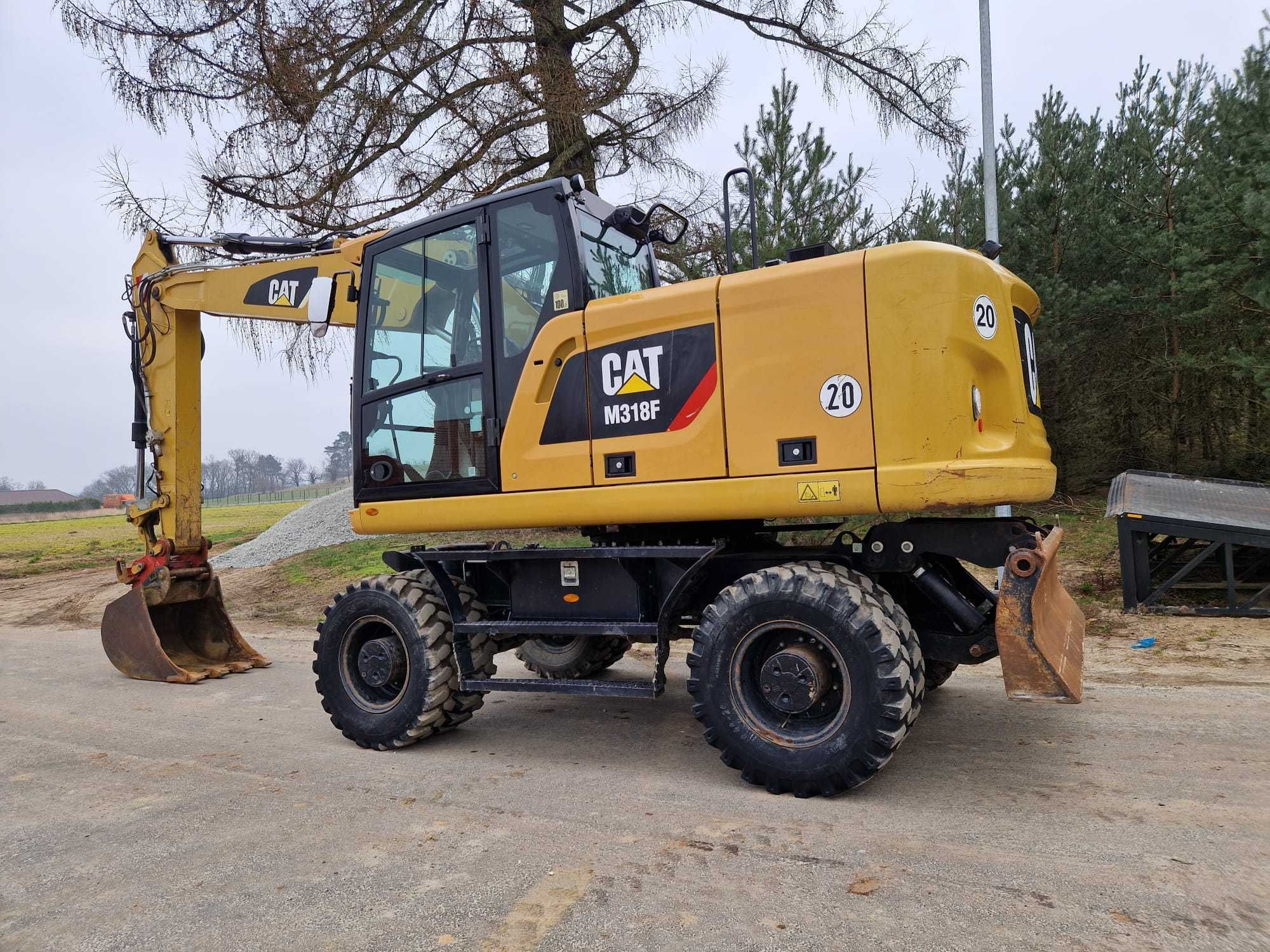 Koparka kołowa CAT Caterpillar  model M318F rok 2016