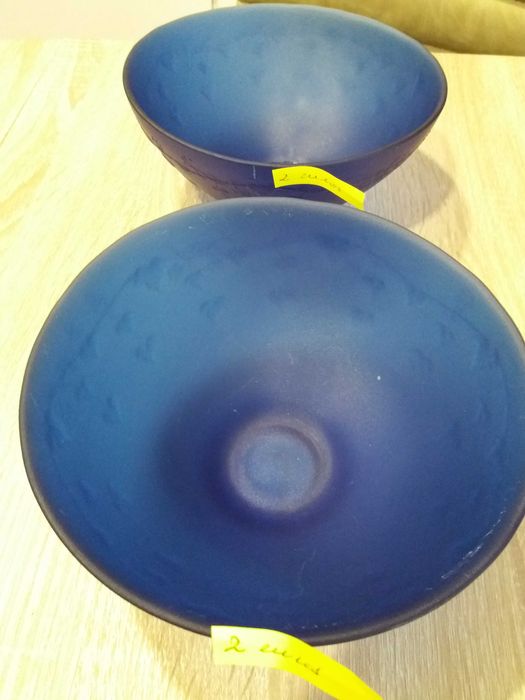 Taças em vidro Azul