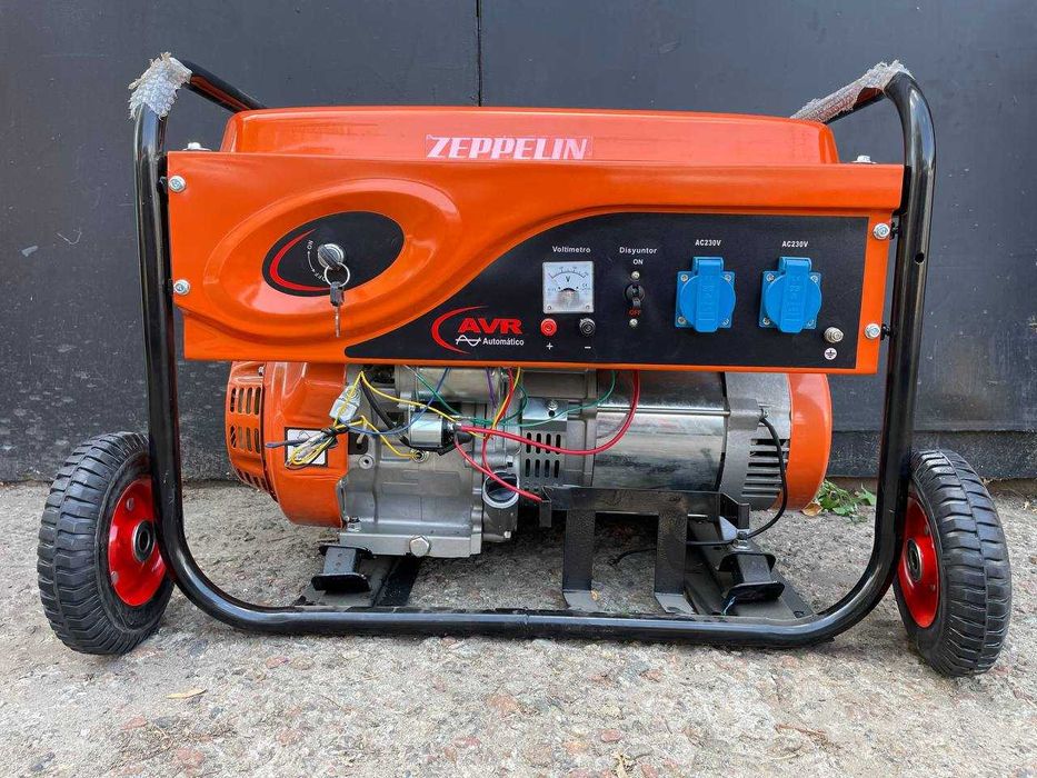 Генератор Zeppelin 5500 5.5 кВт, 4.4 номінально. Мідь, стартер, AVR