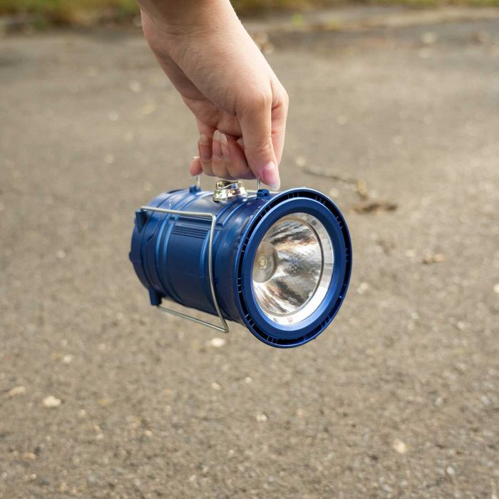 Складной кемпинговый фонарь с солнечной батареей и функцией Powerbank