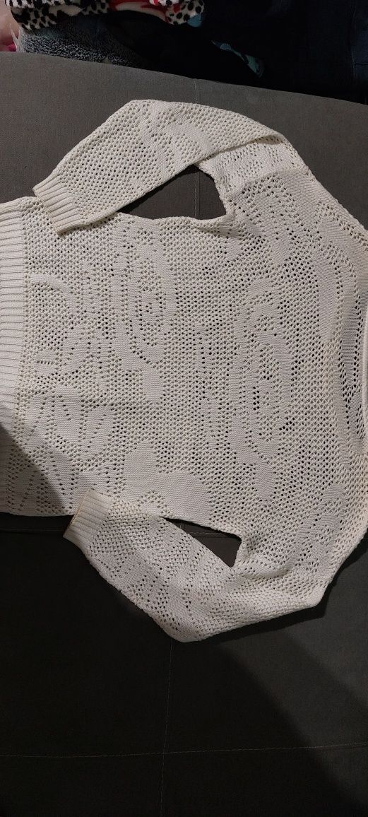 Sweter ażurowy Camaïeu M/L
