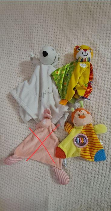 Przytulanki kocyki niemowlęce