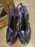 Buty czarny metalik Runway Collection NEXT