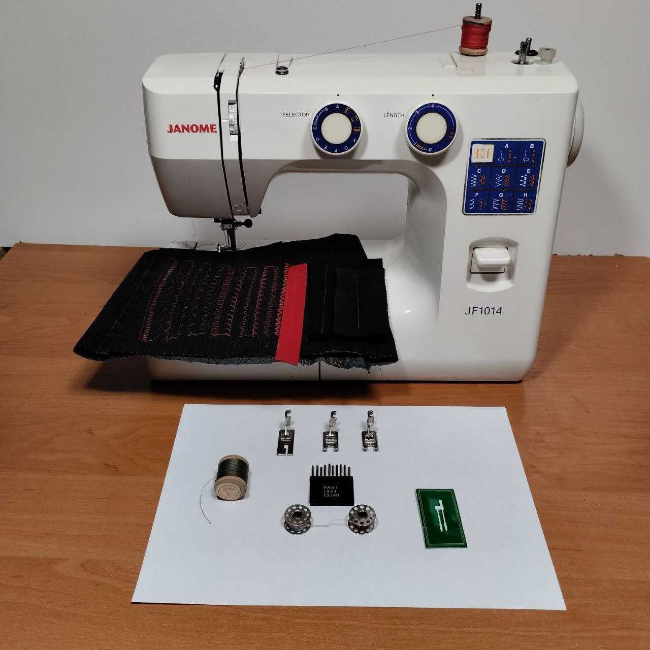 Швейная машинка Janome Япония, настроена мастером, шьёт идеально всё