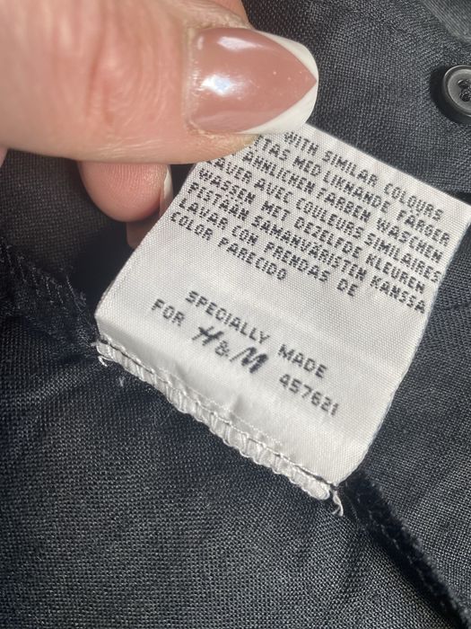 Hennes dla H&M bluzka koszula len 38/40