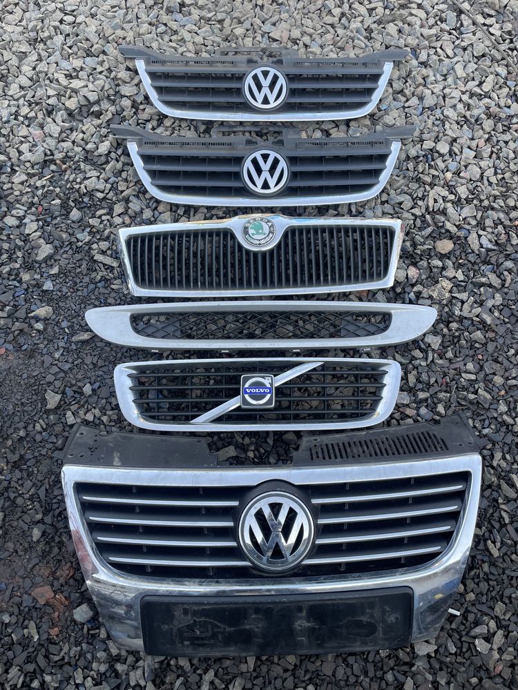 Решітка радіатора Volkswagen, Volvo, Skoda, Smart, Opel, Hyundai