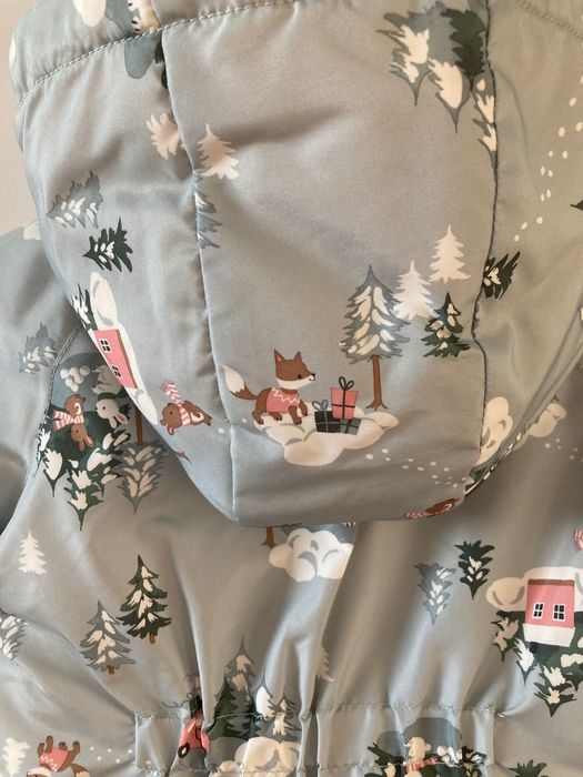 Kombinezon zimowy 92 H&M dla dziewczynki. Kolekcja 2024. Kaptur