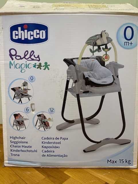 Стільчик для годування chicco polly magic