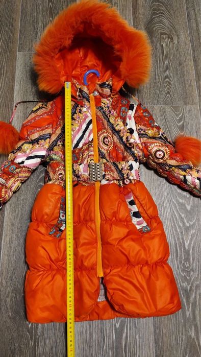 Зимнее пальто р.116 (5 лет) Зимняя куртка на девочку р.116