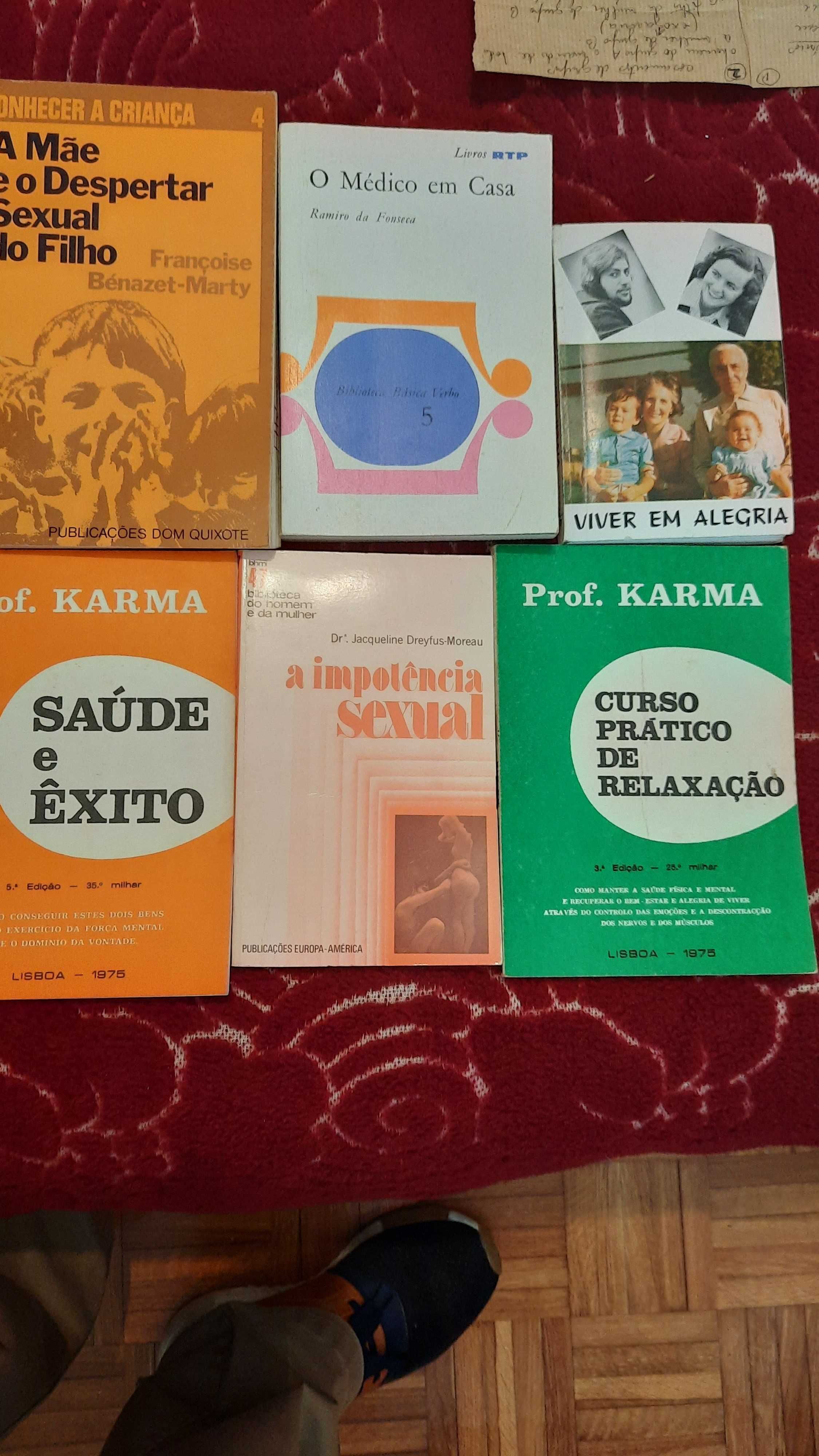 Livros anos 60 e 70