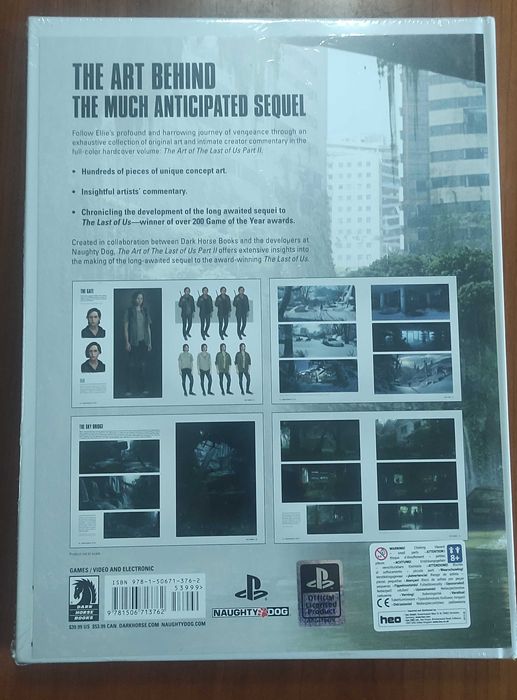 Livro The Art of The Last of Us Part II  (Inglês - Capa Dura) NOVO