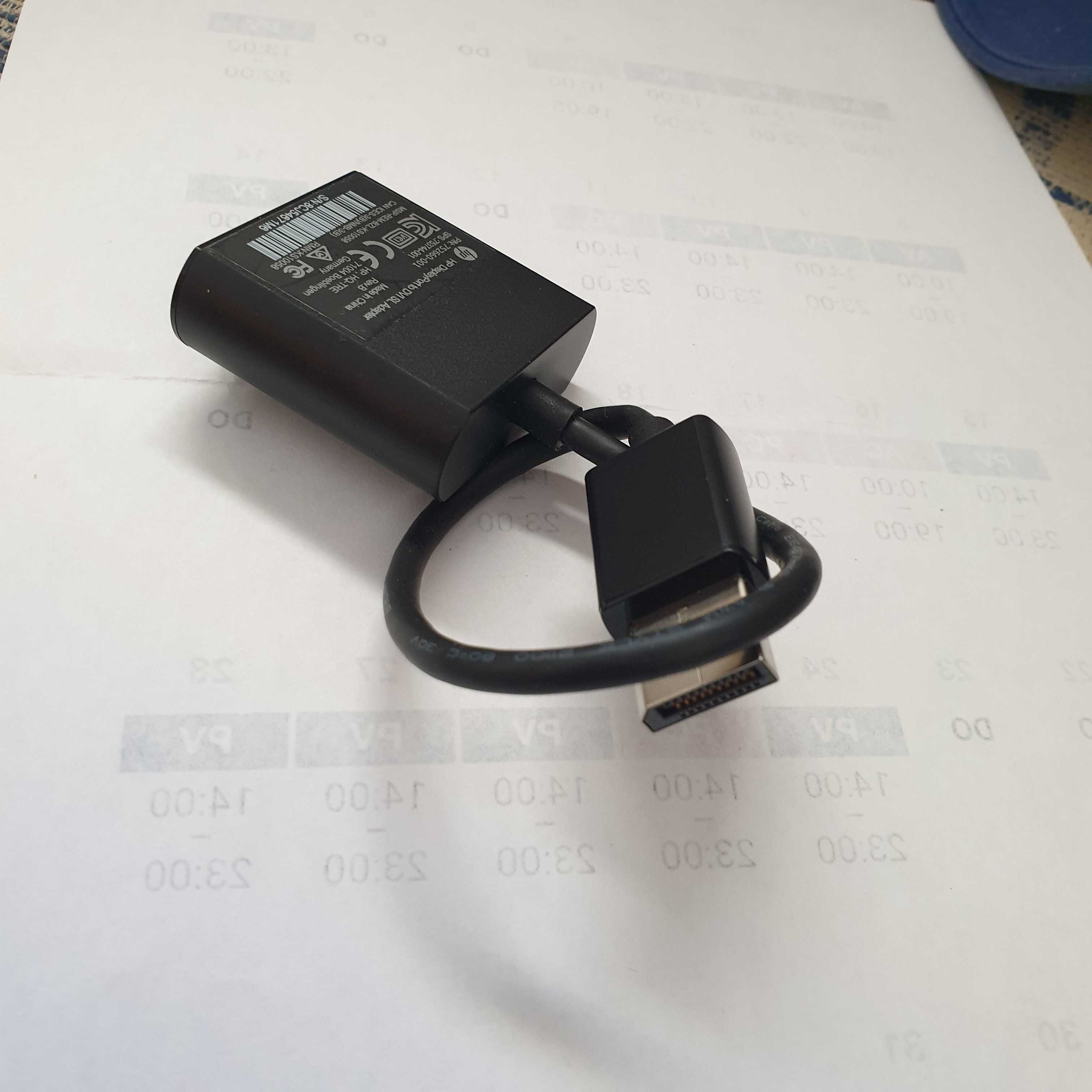 display port para DVI HP original modelo, 752660/001