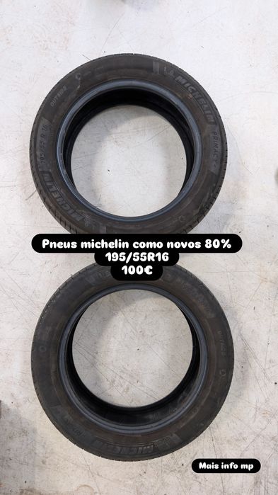 Pneus michelin como novos