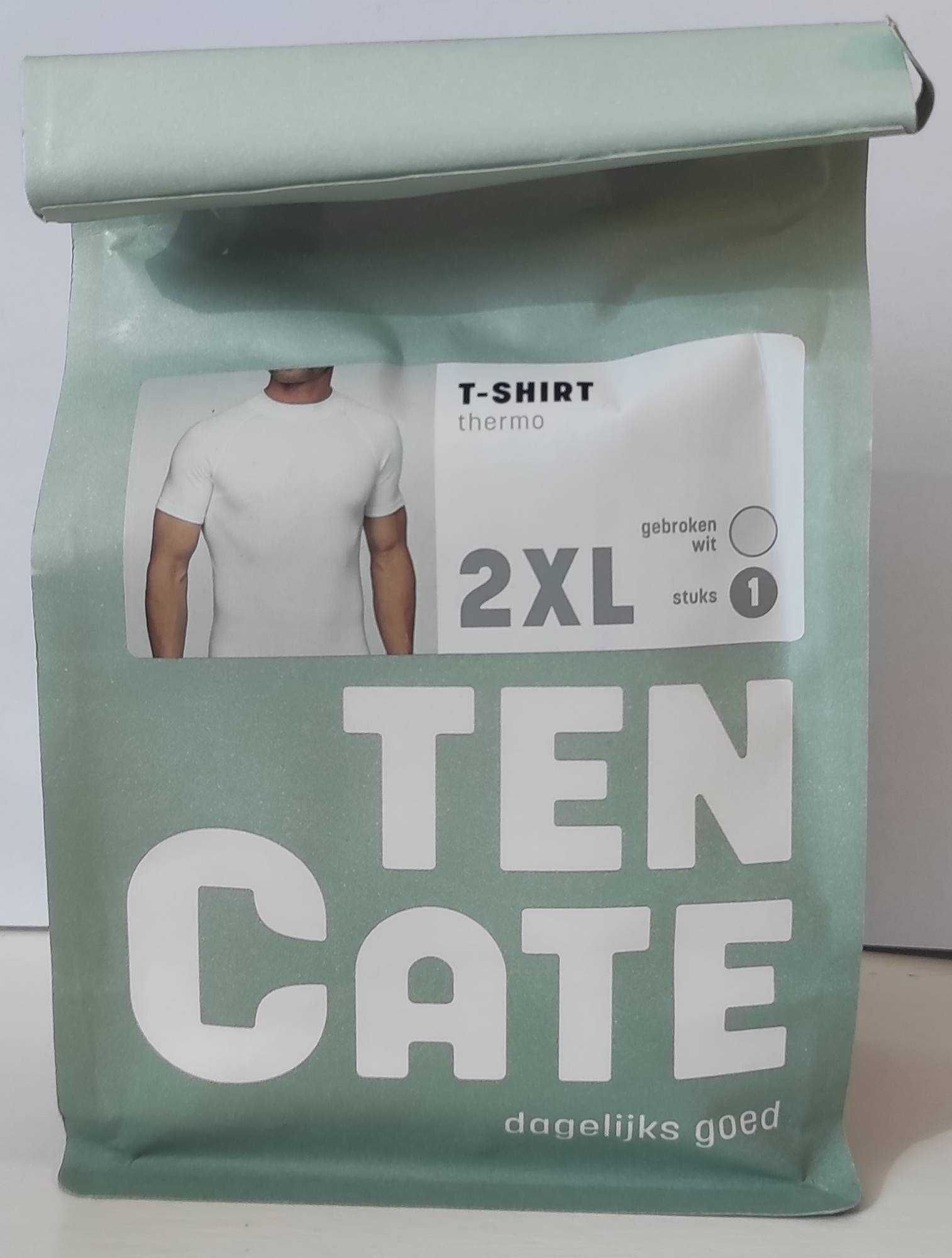 Koszulka termiczna męska Ten Cate T-shirt | XXL biały, viloft