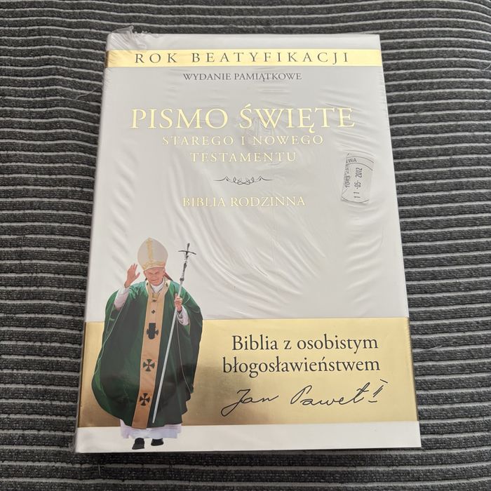 NOWE Pismo Święte Stary i Nowy Testament, wydanie pamiątkowe