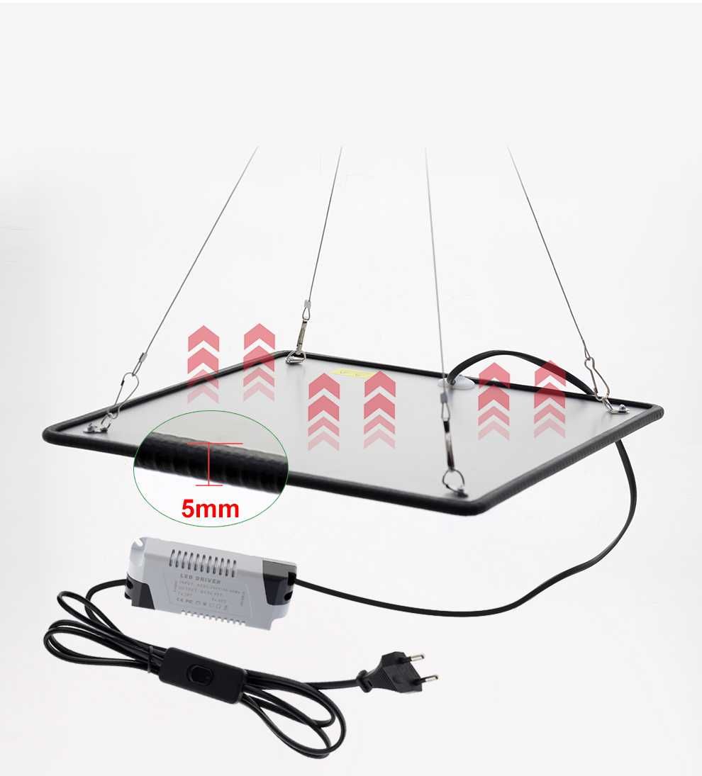 Potężna Lampa LED 1200W Do Oświetlania Roślin Uprawy Dla Growboxa
