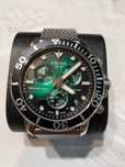 TISSOT zegarek SeaStar Chronograph Green Dial 300m SuperCena!