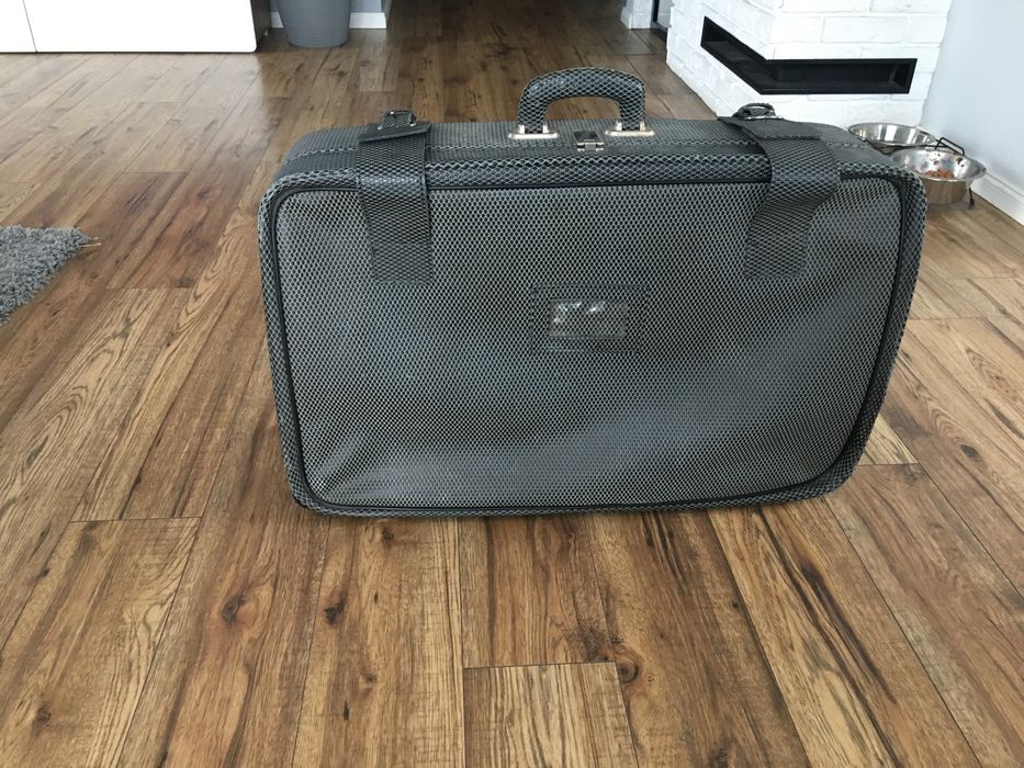 Duża Walizka szara PRL 50 zl stan idealny