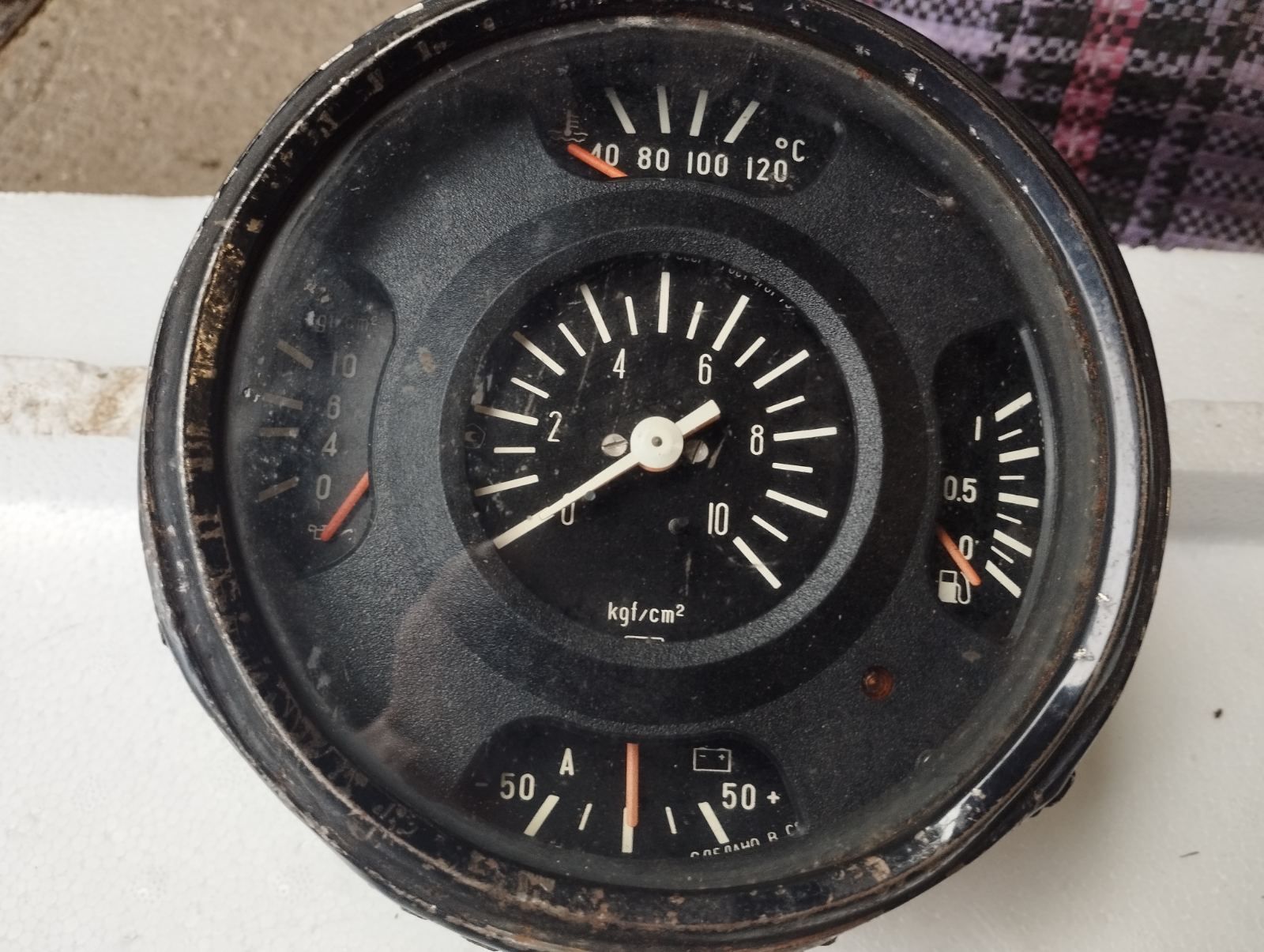 Комбинация приборов 16.3801 ЛАЗ, ЗИЛ-4331,ПАЗ 12В.