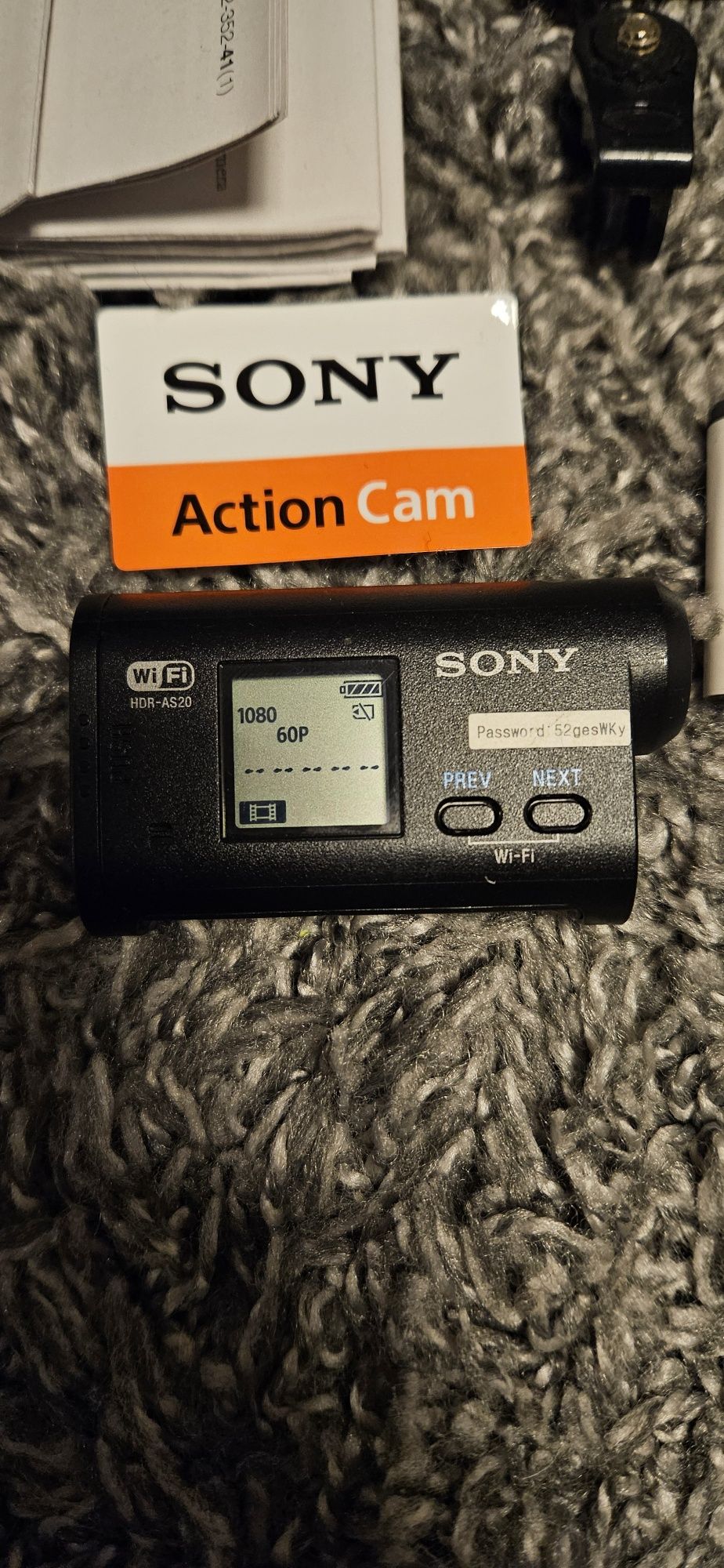 Kamera sportowa Sony Action Cam HDR-AS20 Dwie baterie ZESTAW