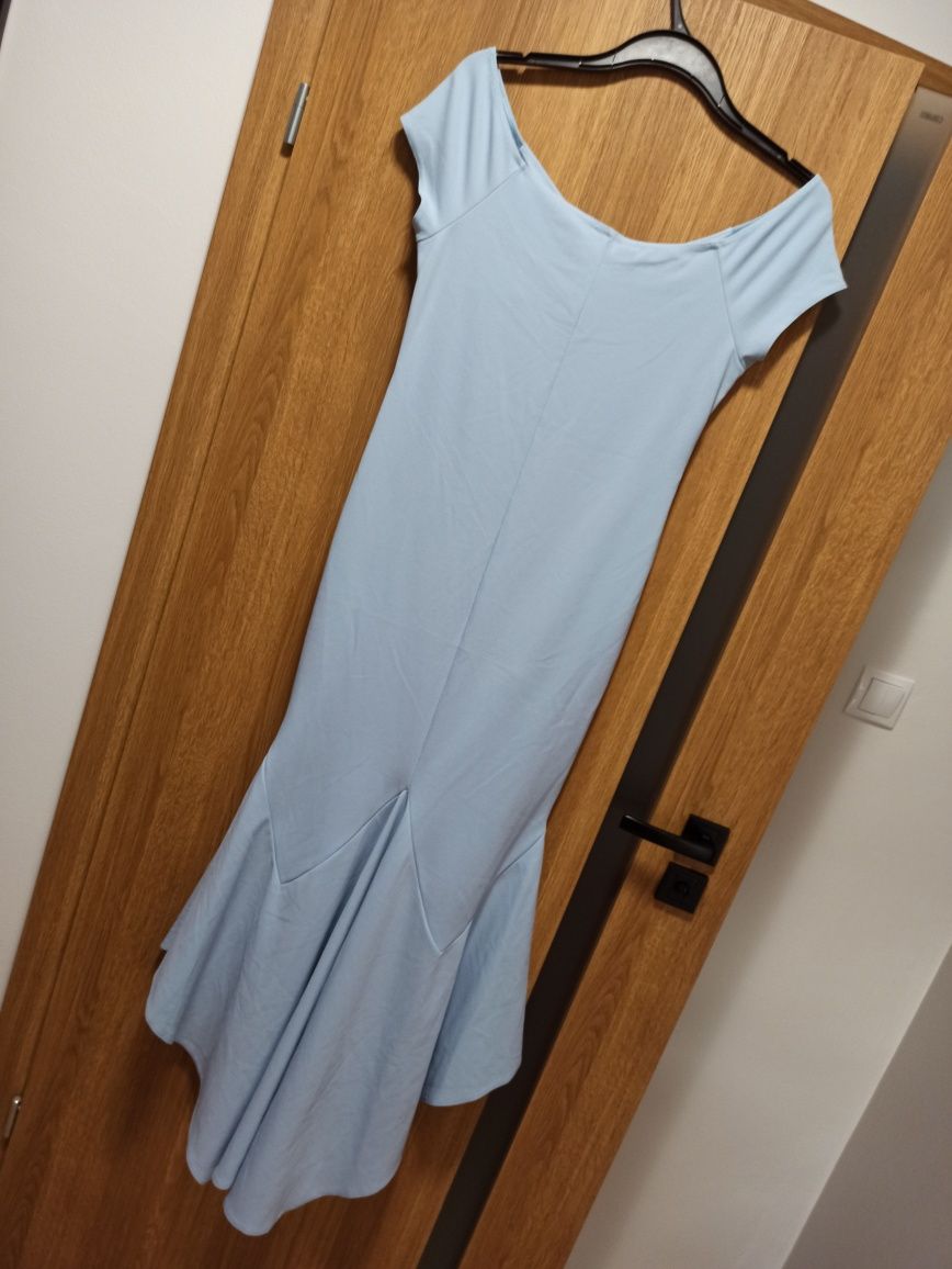 QUIZ piękna sukienka błękitna 40 L,