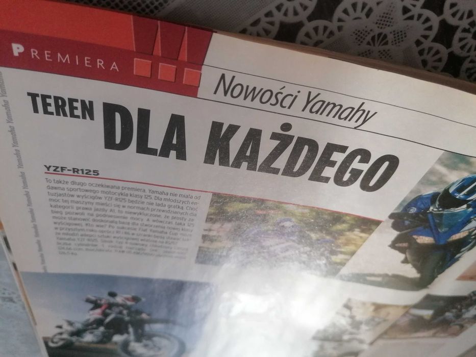 Gazeta Świat Motocykli 2007 11 Honda shadow varadero KTM EXC R 450 530