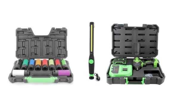 KIT 10 CHAVES DE IMPACTO DE 1/2" + CHAVE DE IMPACTO+ LANTERNA 400ML