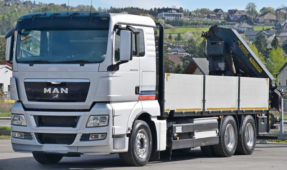 Бортовий MAN TGX 26.440 кузов 6,4м кран маніпулятор Palfinger PK 29002