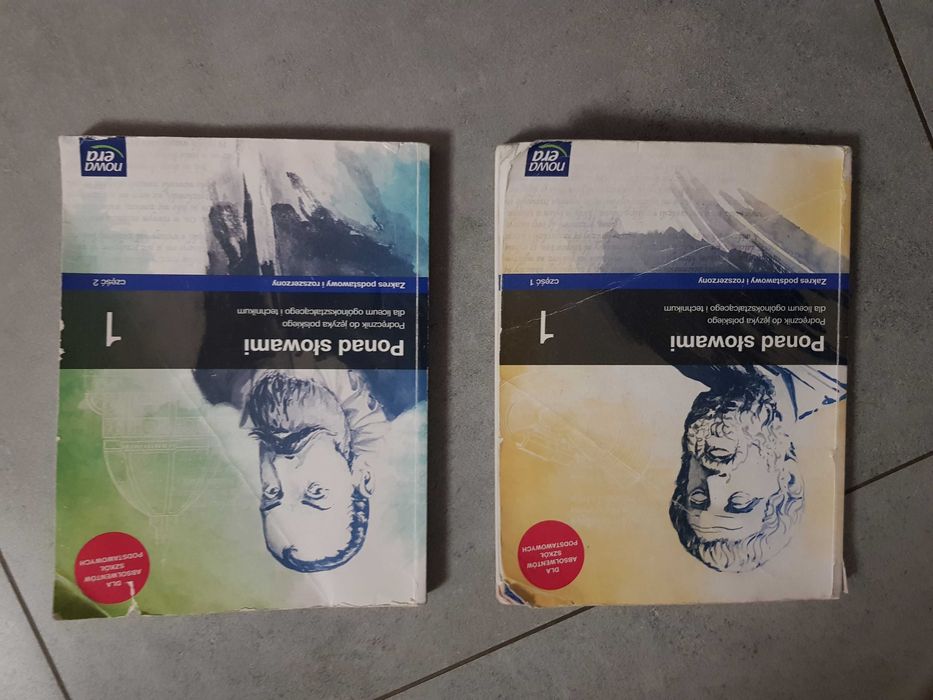 Ponad słowami 1 cz 1 i 2  Nowa Era Język Polski
