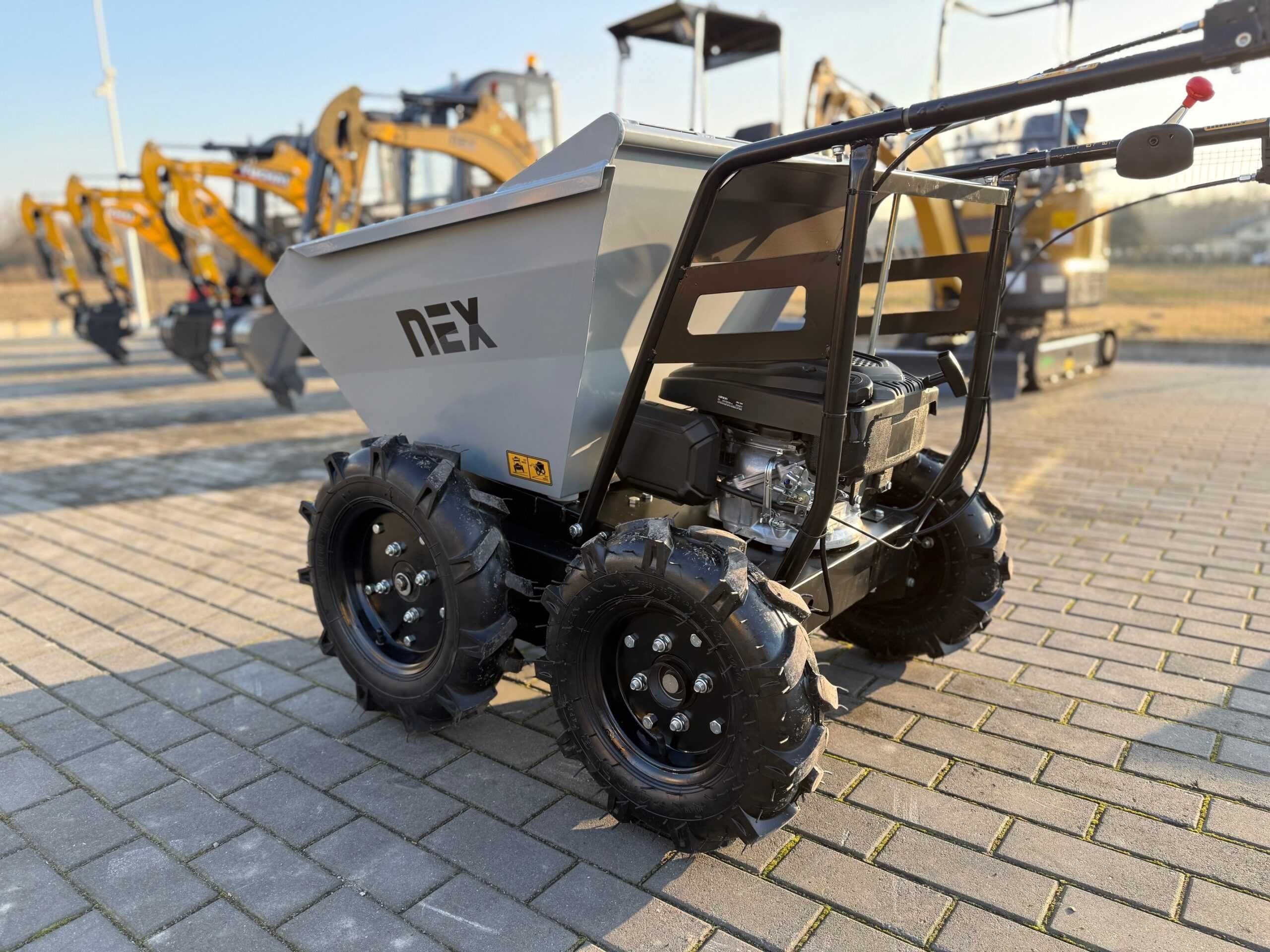 Taczka 300kg 400kg wozidło spalinowe 4x4 Loncin 4,5km budowlane ogród