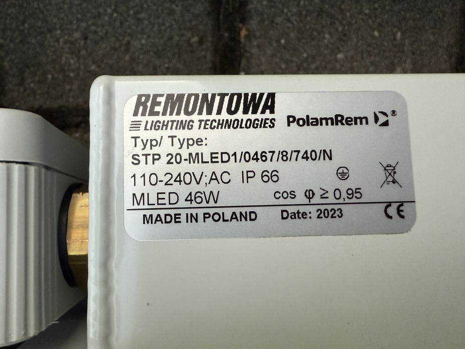 Naświetlacz led STP 20-MLED1/0467/8/740/N Polam-Rem